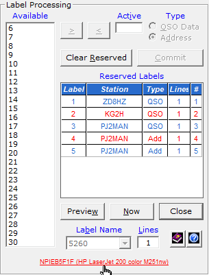 Selecting a Printer.